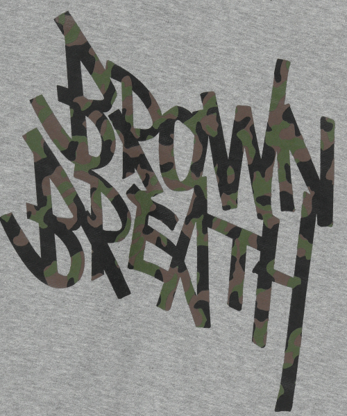 BROWNBREATH(ブラウンブレス)の「TAG CAMO BLOCK HOOD ZIP UP - MELANGE GREY(パーカー・レディース・その他・LARGE/X-LARGE/SMALL/MEDIUM)」の3枚目の写真