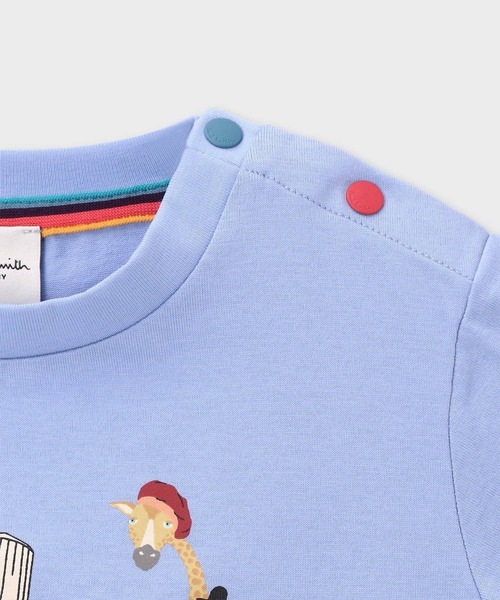 Paul Smith JUNIOR（ポールスミスジュニア）の「ジュニア ハットアニマル Tシャツ / 893195 3561204（Tシャツ/カットソー・キッズ・ブルー/ベージュ・120cm/110cm/100cm/130cm）」の9枚目の写真