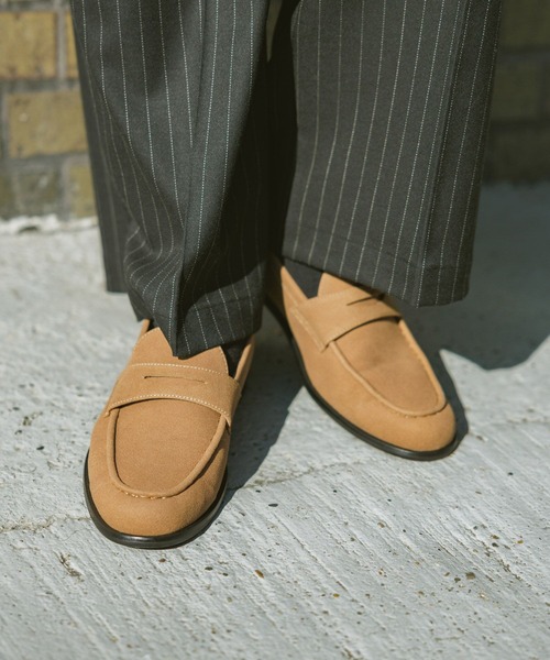 RAGEBLUE（レイジブルー）の「Synthetic Leather Classic Loafer/クラシックローファー（ローファー・メンズ・ベージュ/ブラック・MEDIUM/LARGE）」の3枚目の写真