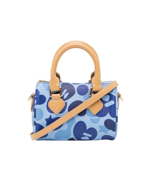 A BATHING APE(アベイシングエイプ)の「CAMO MINI BAG HANDBAG #2(ハンドバッグ・レディース・ピンク/ブルー/マルチ・FREE)」の2枚目の写真