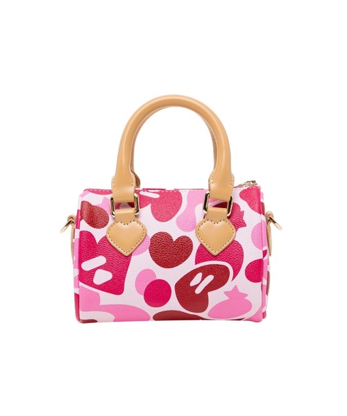 A BATHING APE(アベイシングエイプ)の「CAMO MINI BAG HANDBAG #2(ハンドバッグ・レディース・ピンク/ブルー/マルチ・FREE)」の5枚目の写真