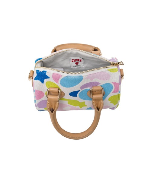 A BATHING APE(アベイシングエイプ)の「CAMO MINI BAG HANDBAG #2(ハンドバッグ・レディース・ピンク/ブルー/マルチ・FREE)」の15枚目の写真
