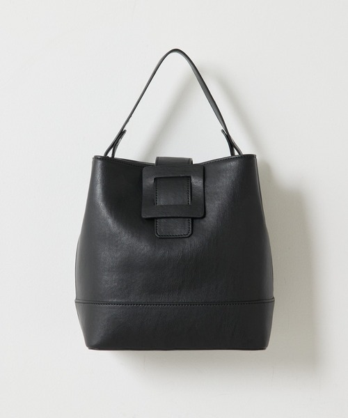 COLONY 2139（コロニートゥーワンスリーナイン）の「ベルトフラップバケットバッグ（ショルダーバッグ・レディース・ブラウン/グレー/ブラック・FREE）」の15枚目の写真