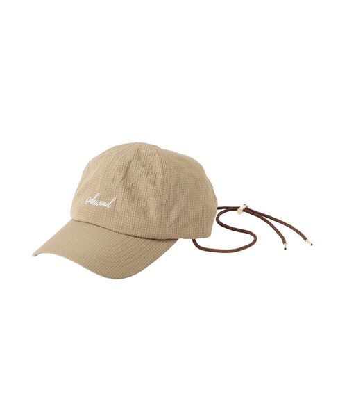 Green　Parks（グリーンパークス）の「2WAY刺繍ロゴキャップ（キャップ・レディース・ベージュ/グレー・FREE）」の2枚目の写真