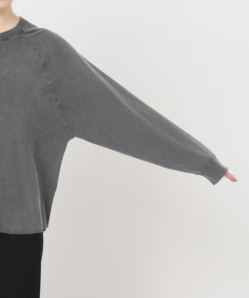 AP STUDIO（エーピーストゥディオ）の「ピグメントダイヘンリーネックニット（ニット/セーター・レディース・アイボリー/スミクロ・FREE）」の17枚目の写真