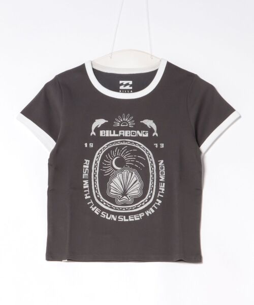 BILLABONG(ビラボン)の「BILLABONG ウィメンズ RINGER BABY FIT TEE Tシャツ 【2026年春夏モデル】(Tシャツ/カットソー・レディース・ホワイト/オフホワイト・MEDIUM)」の4枚目の写真