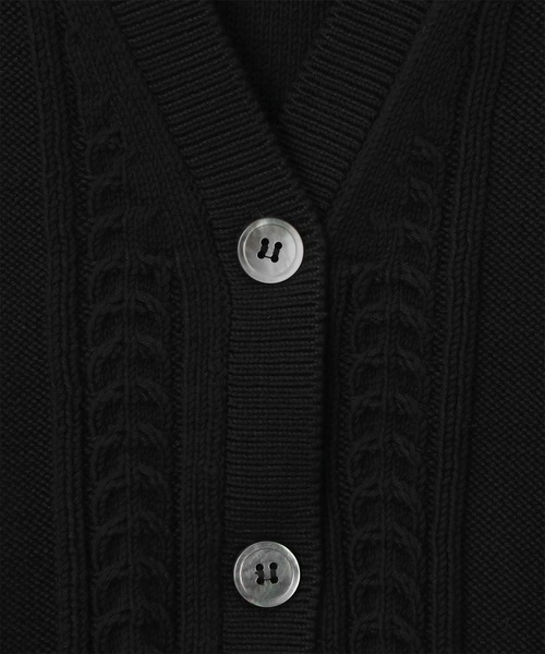 Paul Smith(ポールスミス)の「ウィメンズ ミックスパターン ニットベスト / 165223 687N(ベスト・レディース・ブラック/ローズ・MEDIUM)」の3枚目の写真