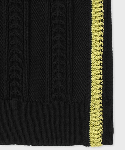 Paul Smith(ポールスミス)の「ウィメンズ ミックスパターン ニットベスト / 165223 687N(ベスト・レディース・ブラック/ローズ・MEDIUM)」の4枚目の写真