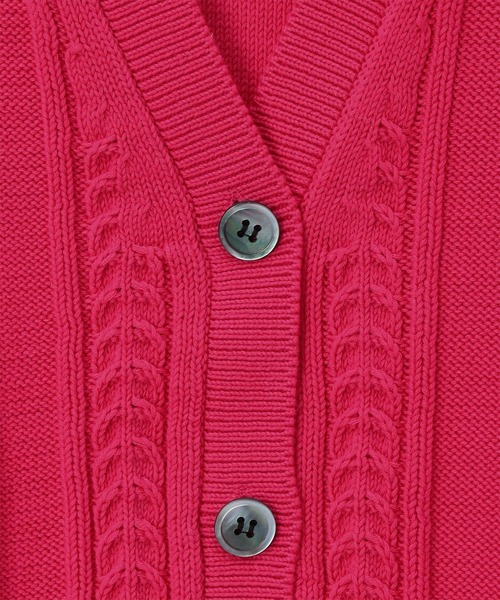 Paul Smith(ポールスミス)の「ウィメンズ ミックスパターン ニットベスト / 165223 687N(ベスト・レディース・ブラック/ローズ・MEDIUM)」の5枚目の写真