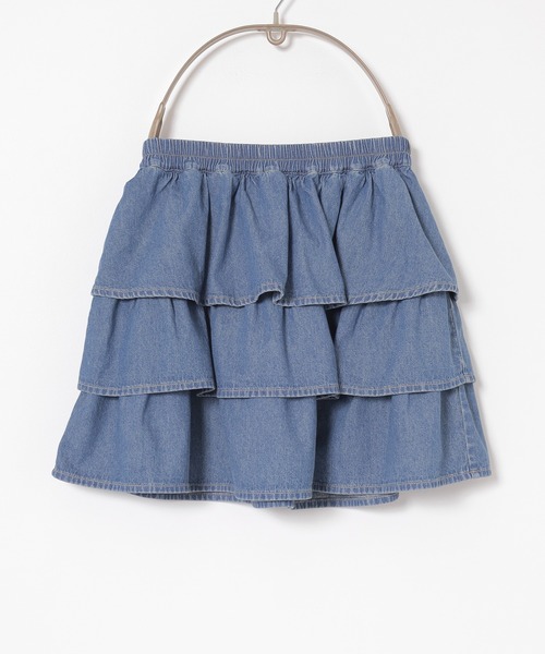 Honeys（ハニーズ）の「ティアードミニスカート（スカート・キッズ・グレー/ブルー系その他・150cm/L/M/S）」の12枚目の写真