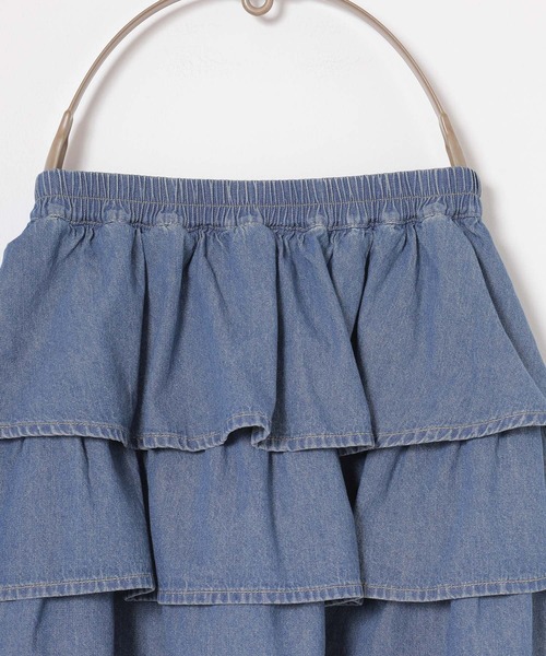 Honeys（ハニーズ）の「ティアードミニスカート（スカート・キッズ・グレー/ブルー系その他・150cm/L/M/S）」の13枚目の写真