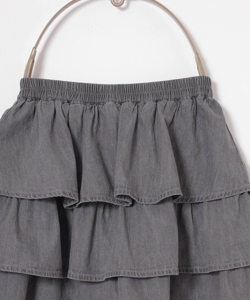 Honeys（ハニーズ）の「ティアードミニスカート（スカート・キッズ・グレー/ブルー系その他・150cm/L/M/S）」の15枚目の写真