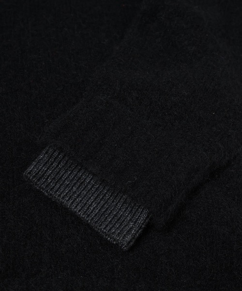 Jieda（ジエダ）の「LAYERED MOHAIR V-NECK SWEATER（ニット/セーター・メンズ・ブラック/ブラウン/グレー・2/1）」の18枚目の写真