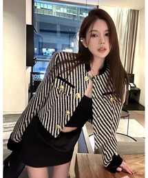 inst.ALL（インストール）の「ゴールド釦バイカラージャケット（その他アウター）」