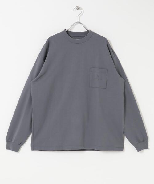 Snow Peak(スノーピーク)の「『別注』Snow Peak Apparel×DOORS POCKET LOGO LONG-SLEEVE T-SHIRTS(Tシャツ/カットソー・メンズ・チャコールグレー/ブルー/ホワイト/グリーン・MEDIUM/LARGE/X-LARGE)」の16枚目の写真