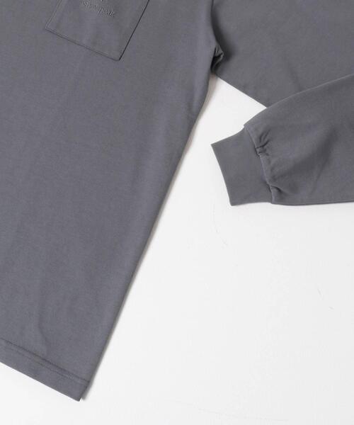 Snow Peak(スノーピーク)の「『別注』Snow Peak Apparel×DOORS POCKET LOGO LONG-SLEEVE T-SHIRTS(Tシャツ/カットソー・メンズ・チャコールグレー/ブルー/ホワイト/グリーン・MEDIUM/LARGE/X-LARGE)」の17枚目の写真