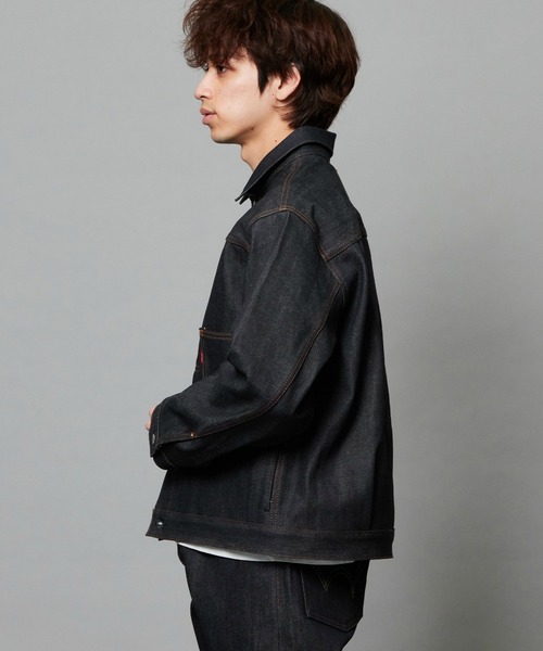 EDWIN(エドウィン)の「EDWIN エドウィン 505Z リジッド デニムジャケット Gジャン セットアップ対応 セルビッジ 日本製(デニムジャケット・メンズ・ノンウォッシュ・SMALL/MEDIUM/LARGE/X-LARGE)」の5枚目の写真