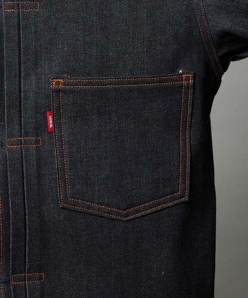 EDWIN(エドウィン)の「EDWIN エドウィン 505Z リジッド デニムジャケット Gジャン セットアップ対応 セルビッジ 日本製(デニムジャケット・メンズ・ノンウォッシュ・SMALL/MEDIUM/LARGE/X-LARGE)」の10枚目の写真