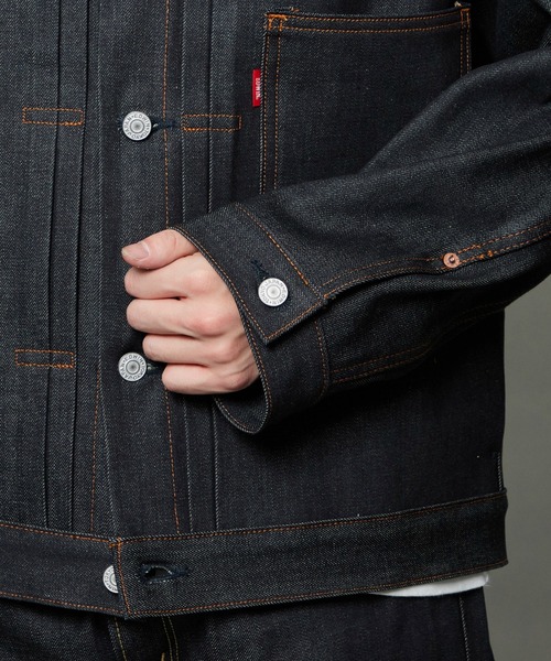 EDWIN(エドウィン)の「EDWIN エドウィン 505Z リジッド デニムジャケット Gジャン セットアップ対応 セルビッジ 日本製(デニムジャケット・メンズ・ノンウォッシュ・SMALL/MEDIUM/LARGE/X-LARGE)」の12枚目の写真