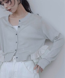 Eimee Law | サイドフリルニットカーディガン(カーディガン/ボレロ)