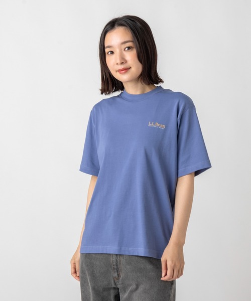 L.L.Bean(エルエルビーン)の「【JAPAN EDITION】モリル・バック・カタディン・ショートスリーブ・ティ(Tシャツ/カットソー・レディース・パープル系/ライトグレー/ピンク系・MEDIUM)」の18枚目の写真