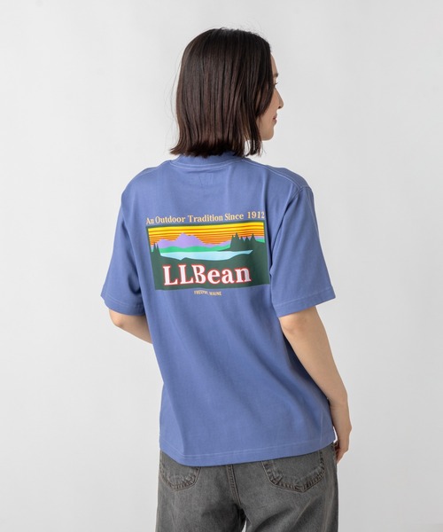 L.L.Bean(エルエルビーン)の「【JAPAN EDITION】モリル・バック・カタディン・ショートスリーブ・ティ(Tシャツ/カットソー・レディース・パープル系/ライトグレー/ピンク系・MEDIUM)」の19枚目の写真