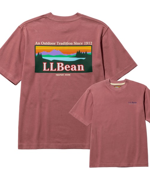 L.L.Bean(エルエルビーン)の「【JAPAN EDITION】モリル・バック・カタディン・ショートスリーブ・ティ(Tシャツ/カットソー・レディース・パープル系/ライトグレー/ピンク系・MEDIUM)」の17枚目の写真