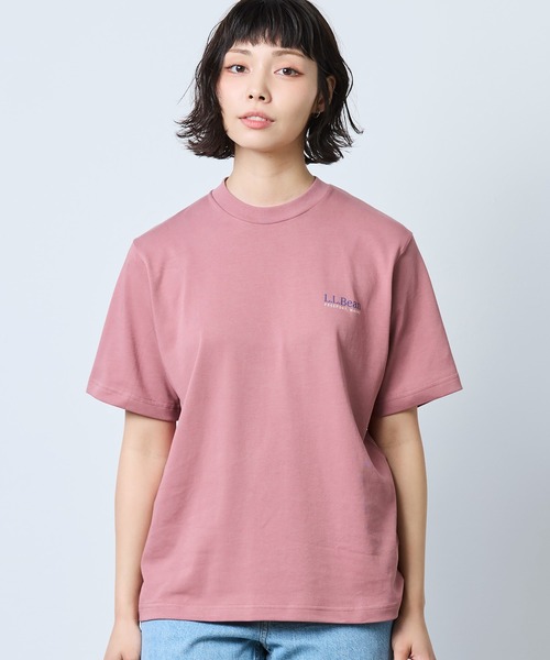 L.L.Bean(エルエルビーン)の「【JAPAN EDITION】モリル・バック・カタディン・ショートスリーブ・ティ(Tシャツ/カットソー・レディース・パープル系/ライトグレー/ピンク系・MEDIUM)」の5枚目の写真