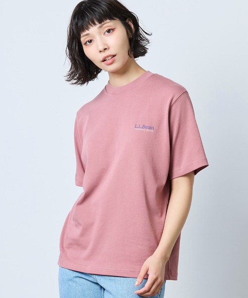 L.L.Bean(エルエルビーン)の「【JAPAN EDITION】モリル・バック・カタディン・ショートスリーブ・ティ(Tシャツ/カットソー・レディース・パープル系/ライトグレー/ピンク系・MEDIUM)」の6枚目の写真