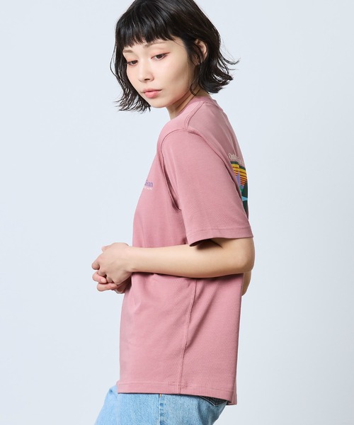 L.L.Bean(エルエルビーン)の「【JAPAN EDITION】モリル・バック・カタディン・ショートスリーブ・ティ(Tシャツ/カットソー・レディース・パープル系/ライトグレー/ピンク系・MEDIUM)」の7枚目の写真