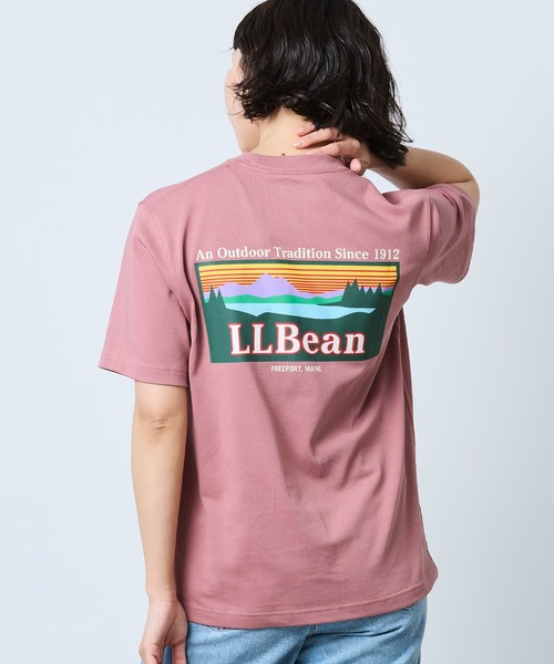 L.L.Bean(エルエルビーン)の「【JAPAN EDITION】モリル・バック・カタディン・ショートスリーブ・ティ(Tシャツ/カットソー・レディース・パープル系/ライトグレー/ピンク系・MEDIUM)」の8枚目の写真