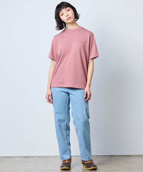 L.L.Bean(エルエルビーン)の「【JAPAN EDITION】モリル・バック・カタディン・ショートスリーブ・ティ(Tシャツ/カットソー・レディース・パープル系/ライトグレー/ピンク系・MEDIUM)」の10枚目の写真