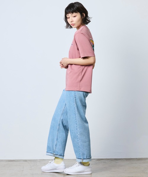 L.L.Bean(エルエルビーン)の「【JAPAN EDITION】モリル・バック・カタディン・ショートスリーブ・ティ(Tシャツ/カットソー・レディース・パープル系/ライトグレー/ピンク系・MEDIUM)」の13枚目の写真