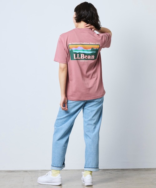 L.L.Bean(エルエルビーン)の「【JAPAN EDITION】モリル・バック・カタディン・ショートスリーブ・ティ(Tシャツ/カットソー・レディース・パープル系/ライトグレー/ピンク系・MEDIUM)」の15枚目の写真