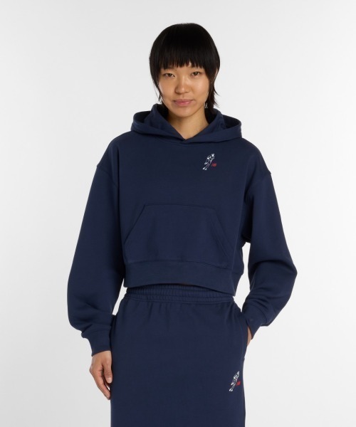 NEW BALANCE(ニューバランス)の「New Balance 大谷翔平 Women's Always On Hoodie(ニューバランス 大谷翔平ウィメンズオールウェイズオンフーディ)(パーカー・レディース・ネイビー系/ベージュ系/ブラック系・SMALL/MEDIUM/LARGE)」の3枚目の写真