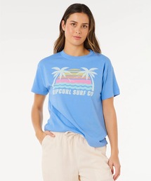 RIP CURL/リップカール 半袖Tシャツ レディース MALIBU RELAXED TEE 0NCWTE