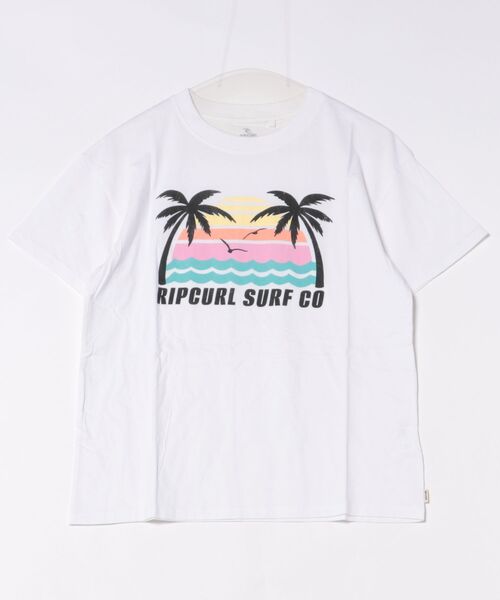 rip curl（リップカール）の「RIP CURL/リップカール 半袖Tシャツ レディース MALIBU RELAXED TEE 0NCWTE（Tシャツ/カットソー・レディース・ブルー/ホワイト・S/XS）」の13枚目の写真