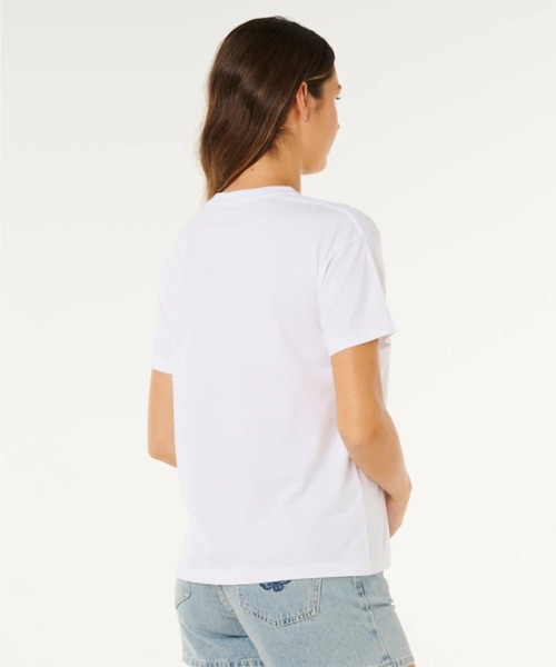 rip curl（リップカール）の「RIP CURL/リップカール 半袖Tシャツ レディース MALIBU RELAXED TEE 0NCWTE（Tシャツ/カットソー・レディース・ブルー/ホワイト・S/XS）」の15枚目の写真