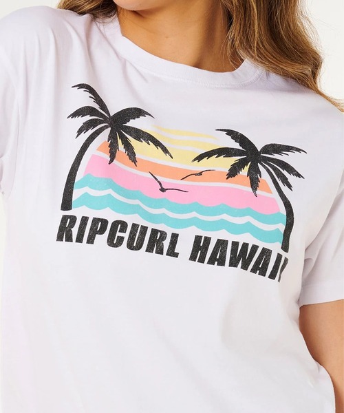 rip curl（リップカール）の「RIP CURL/リップカール 半袖Tシャツ レディース MALIBU RELAXED TEE 0NCWTE（Tシャツ/カットソー・レディース・ブルー/ホワイト・S/XS）」の5枚目の写真