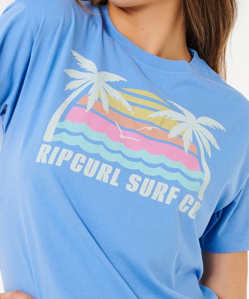 rip curl（リップカール）の「RIP CURL/リップカール 半袖Tシャツ レディース MALIBU RELAXED TEE 0NCWTE（Tシャツ/カットソー・レディース・ブルー/ホワイト・S/XS）」の9枚目の写真
