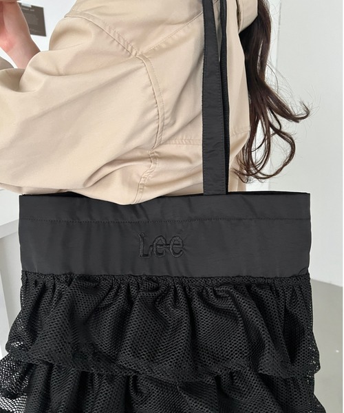 Lee(リー)の「Lee/メッシュフリル BIG トートバッグ/軽量/レディース(トートバッグ・レディース・オフホワイト/ブラック・FREE)」の20枚目の写真