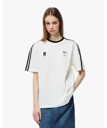 NDY（エヌディーワイ）の「スポーティNY半袖Tシャツアイボリー（Tシャツ/カットソー）」