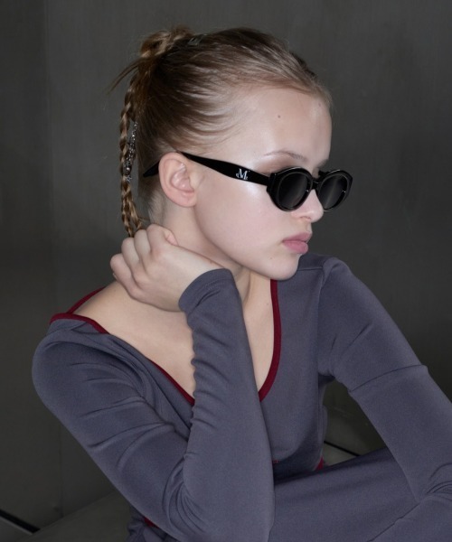 A'GEM/9 × .kom 『MUCENT/ムセント』 SIGNATURE LOGO POINT SUNGLASSES
