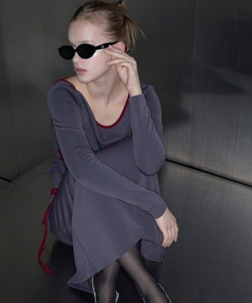 A'GEM/9 × .kom 『MUCENT/ムセント』 SIGNATURE LOGO POINT SUNGLASSES