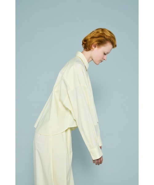 ENFOLD（エンフォルド）の「JUST-LENGTH SHIRT（シャツ/ブラウス・レディース・ライトピンク/キナリ/ダークネイビー・38）」の4枚目の写真