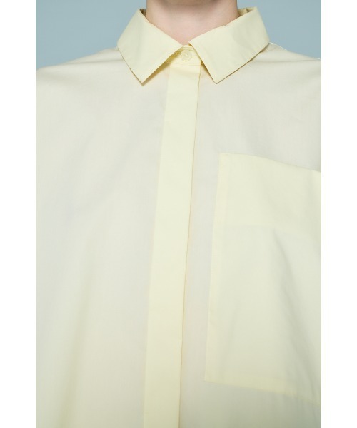 ENFOLD（エンフォルド）の「JUST-LENGTH SHIRT（シャツ/ブラウス・レディース・ライトピンク/キナリ/ダークネイビー・38）」の5枚目の写真