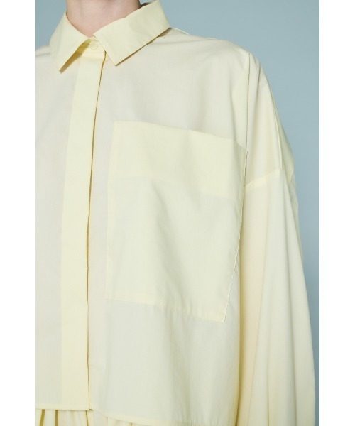 ENFOLD（エンフォルド）の「JUST-LENGTH SHIRT（シャツ/ブラウス・レディース・ライトピンク/キナリ/ダークネイビー・38）」の6枚目の写真