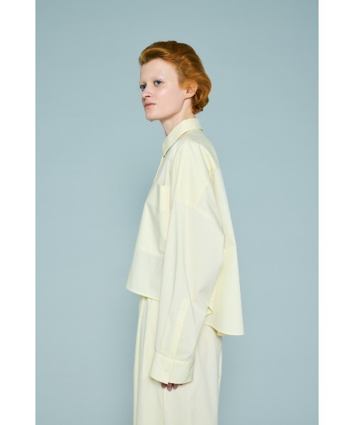 ENFOLD（エンフォルド）の「JUST-LENGTH SHIRT（シャツ/ブラウス・レディース・ライトピンク/キナリ/ダークネイビー・38）」の11枚目の写真