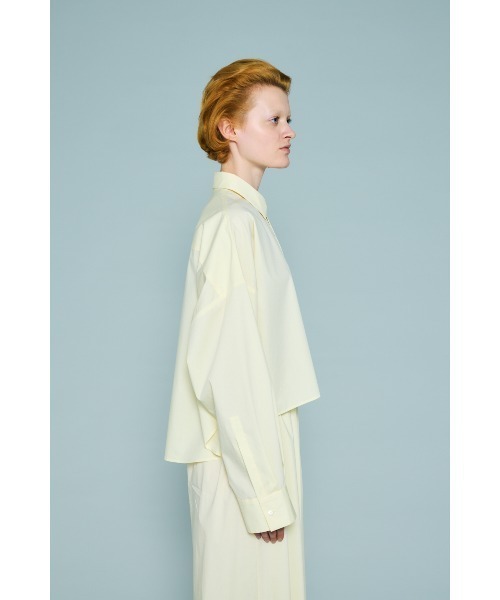 ENFOLD（エンフォルド）の「JUST-LENGTH SHIRT（シャツ/ブラウス・レディース・ライトピンク/キナリ/ダークネイビー・38）」の13枚目の写真