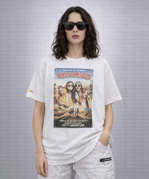 SALT&MUGS(ソルトアンドマグス)の「Journey(Tシャツ/カットソー・メンズ・ホワイト/ブラック・SMALL/MEDIUM/LARGE/X-LARGE)」の2枚目の写真